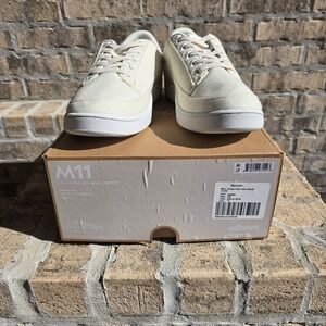 Allbirds Mens Canvas Pacer Natural White Blizzard Low Top Sneakers AB008M4110 11